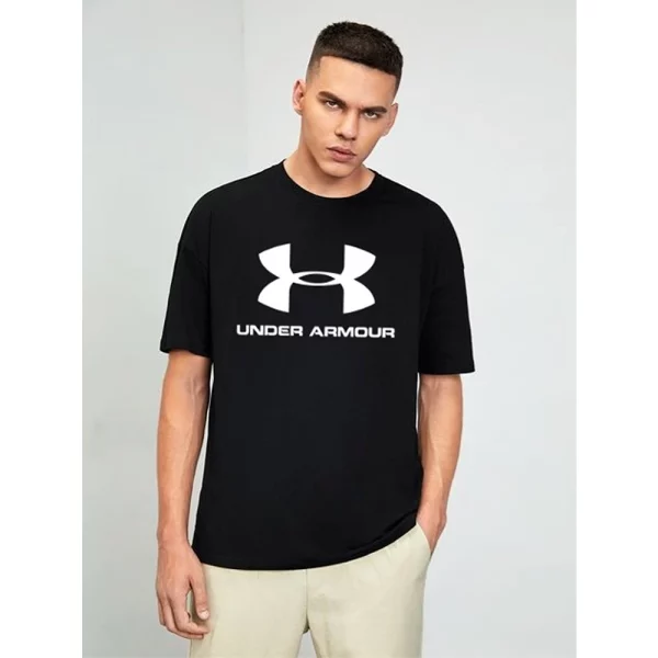 Imported Cotton Under Armour T-shirt for Men,Black (WA2017)