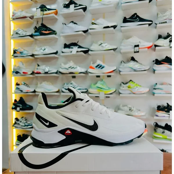 Premium Nike Tyre Sol White Sports Shoes For Men (CIL27)