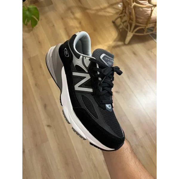 Premium New Balance 990 V6 Black Shoes For Men (SFS1998)