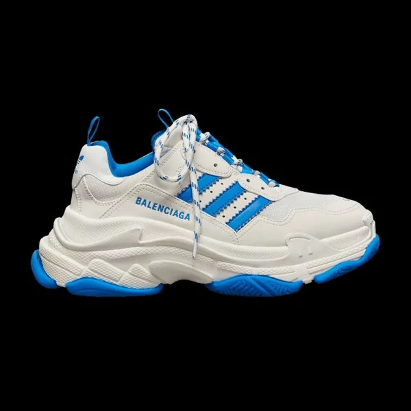 Premium Adidas X Balenciaga Triple S White Shoes For Men (BS534) - Image 2