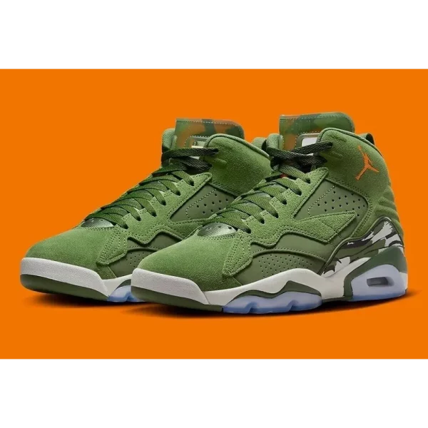 Premium Nike Air Jordan Gs Sky J Light Olive Shoes For Men (BS542) - Image 4