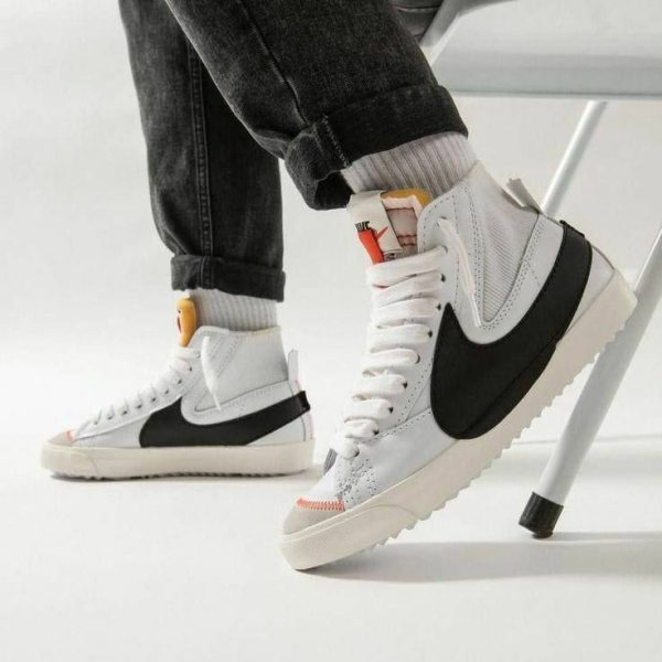 Premium Nike Mid Blazer 77 Jumbo White Shoes For Men (UF251)